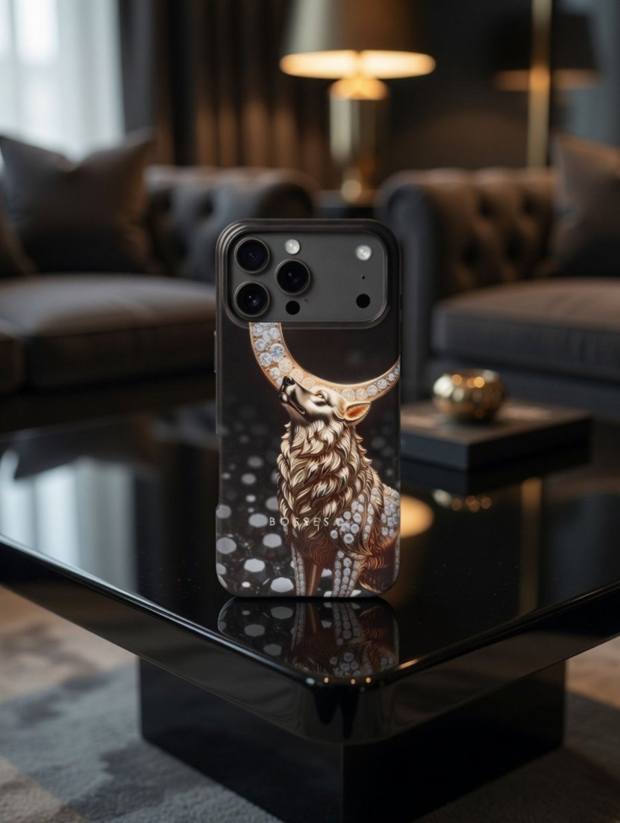 iPhone 17 dėklas „Aukso Vilkė“