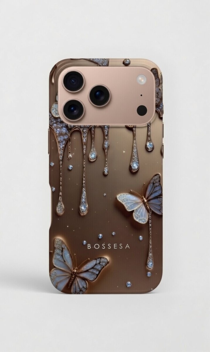 iPhone 17 Pro dėklas „Drugelio Auksas“