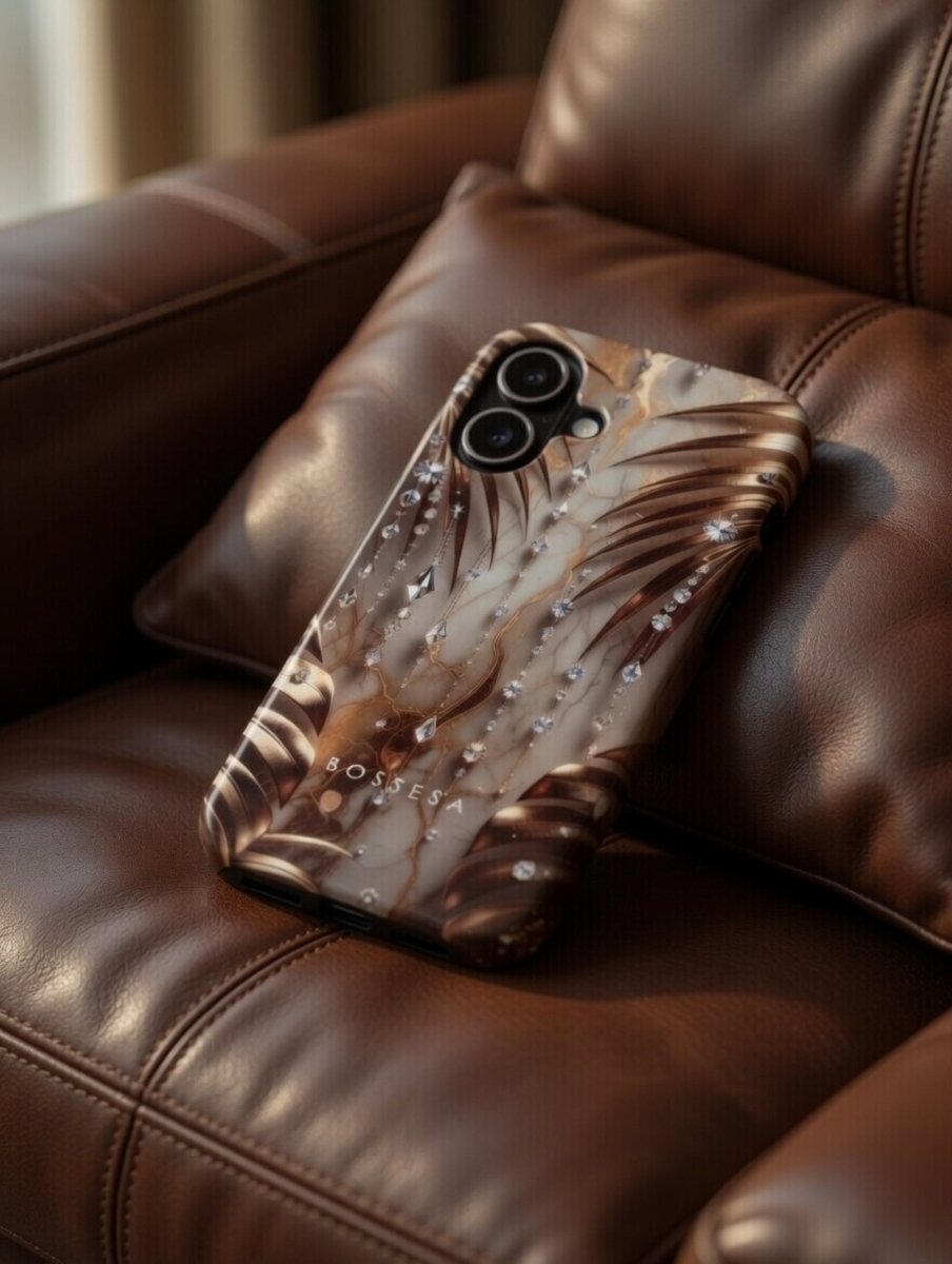 iPhone 16 dėklas „Auksinė Rasa“