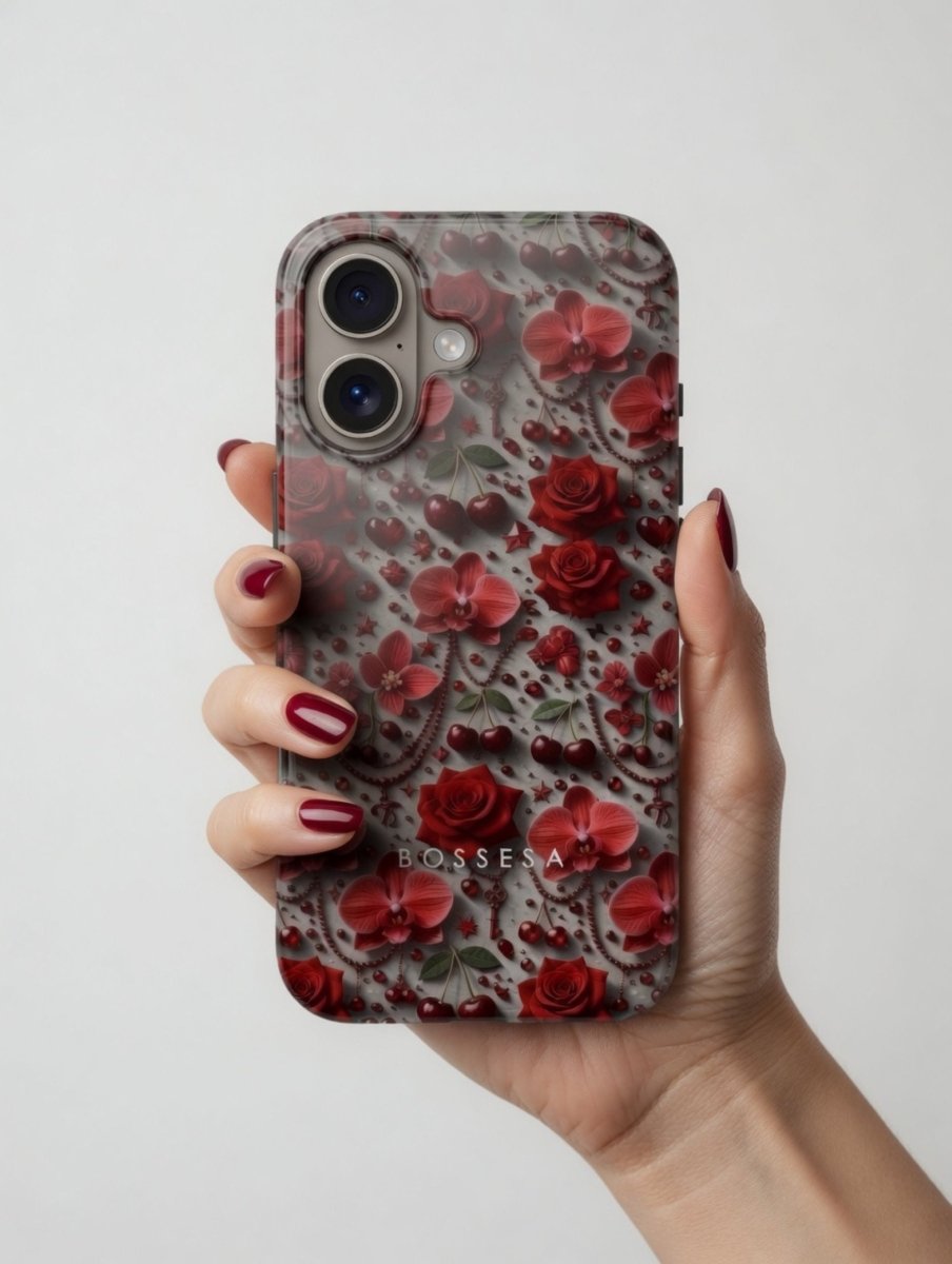 iPhone 17 dėklas „Nakties rožė“