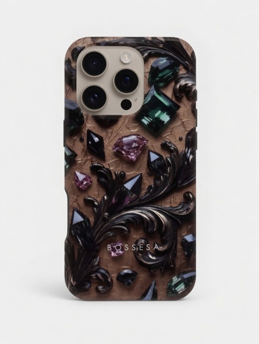 iPhone 16 dėklas „Kristalų Tamsa“