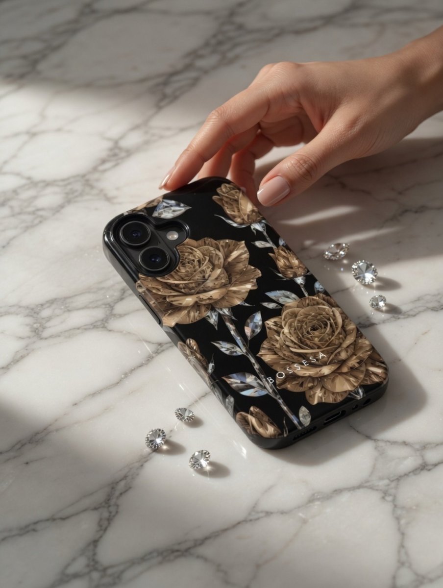 iPhone 17 dėklas „Auksinė Rožė“