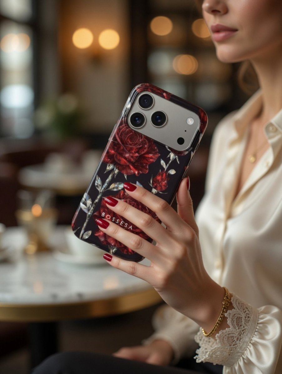 iPhone 17 Pro dėklas „Raudonoji Rožė“