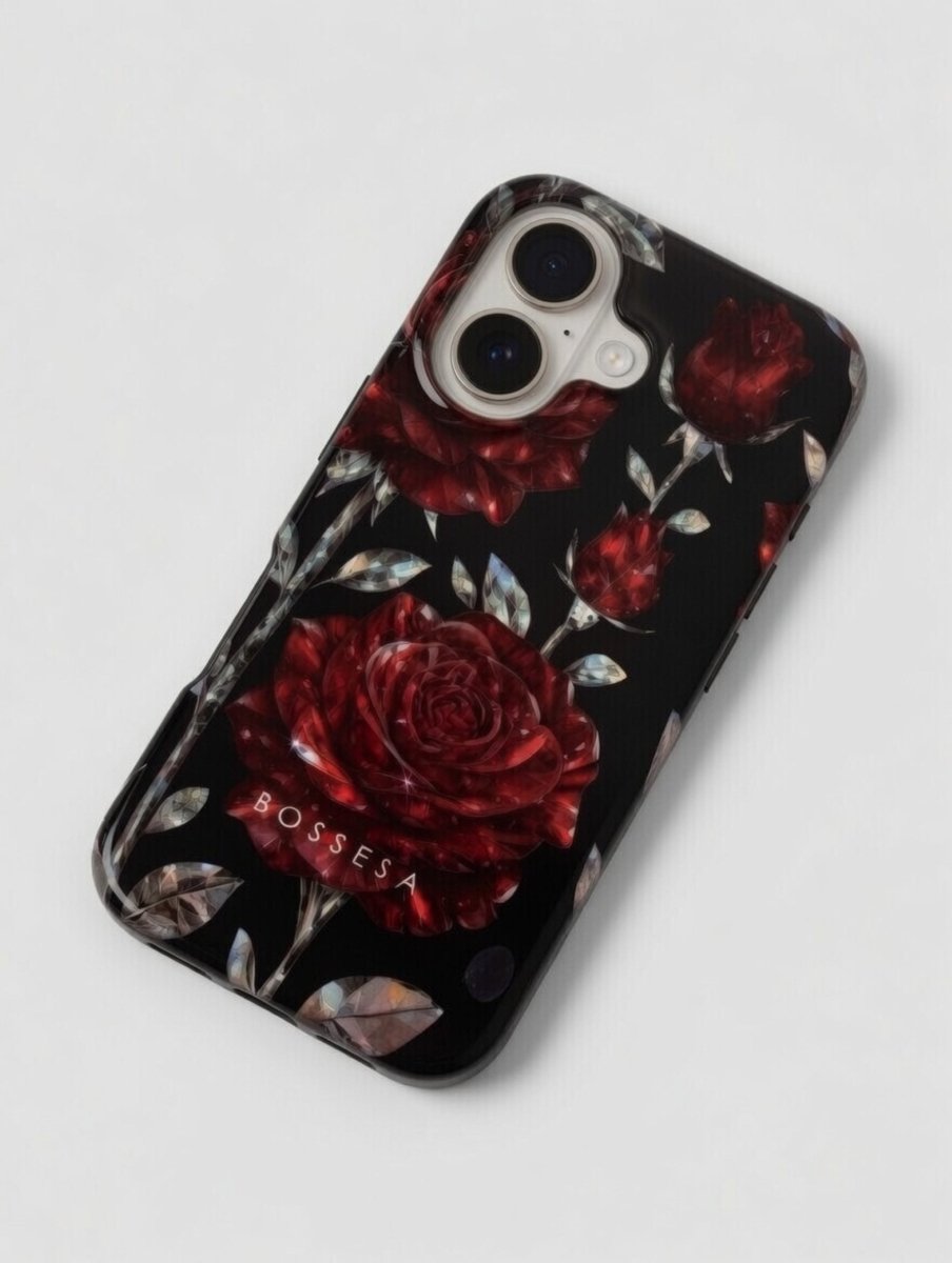 iPhone 16 Plus dėklas „Raudonoji Rožė“