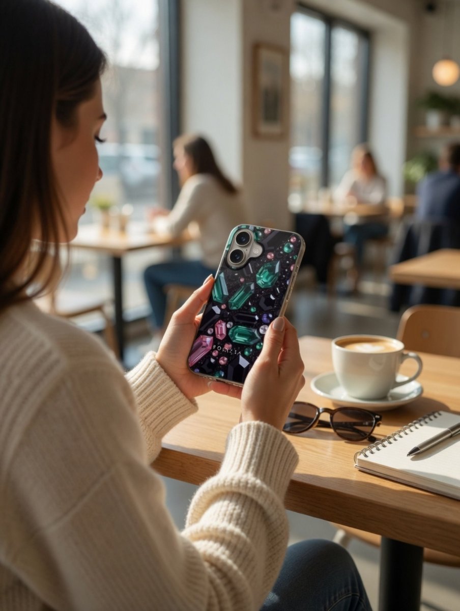 iPhone 17 dėklas „Kristalų Imperija“