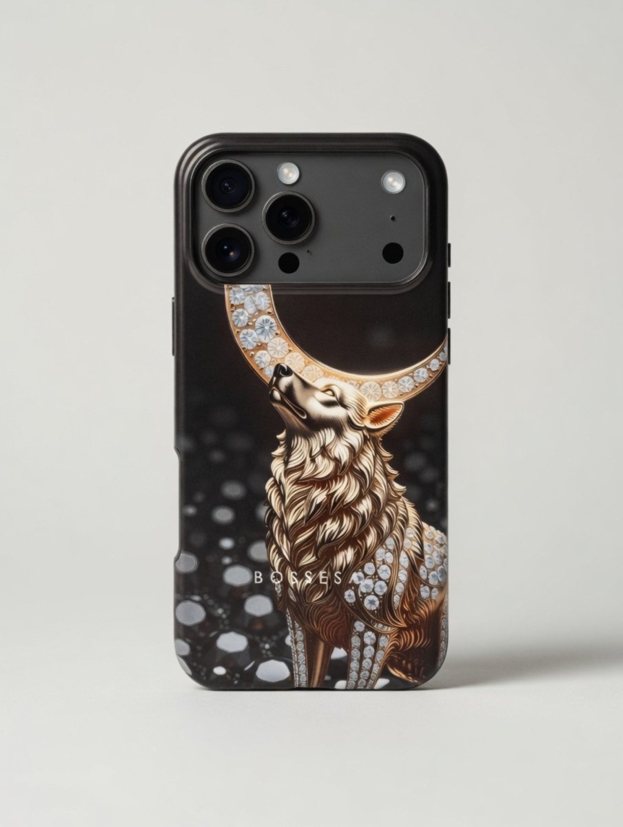 iPhone 17 Pro dėklas „Aukso Vilkė“