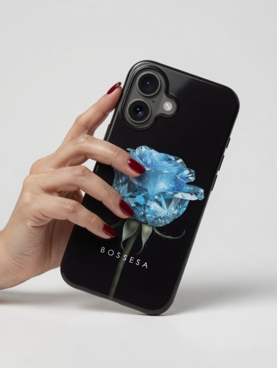 iPhone 17 dėklas „Deimantinė rožė“