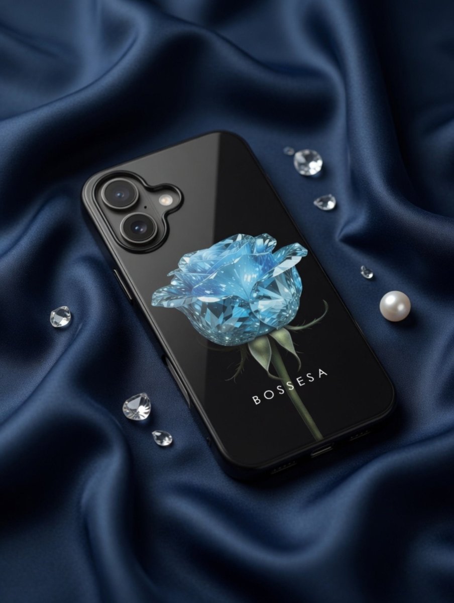 iPhone 17 dėklas „Deimantinė rožė“