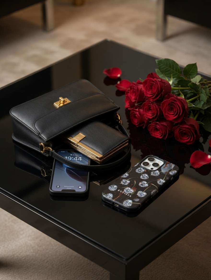 iPhone 16 Pro Max dėklas „Krištolinė Vyšnia“