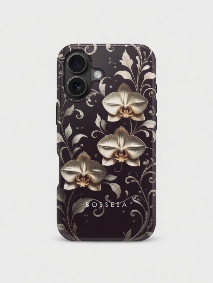 iPhone 17 dėklas „Orchidėjų Auksas“