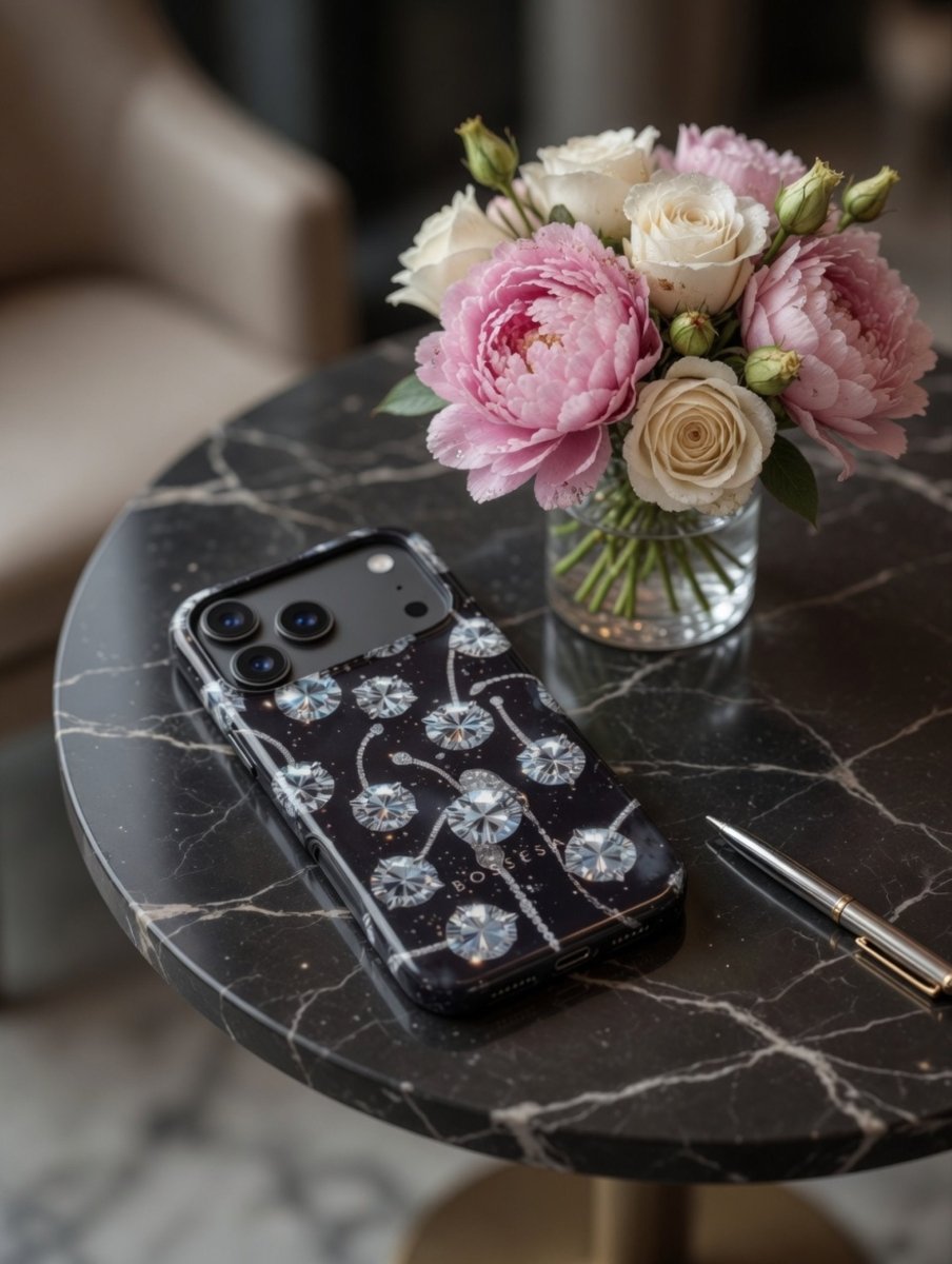 iPhone 17 Pro Max dėklas „Deimantinės Vyšnios“