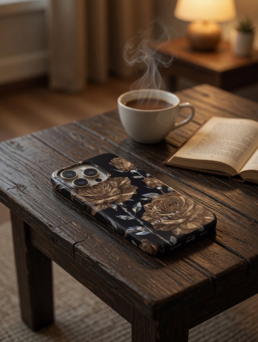 iPhone 16 Pro Max dėklas „Auksinė Rožė“