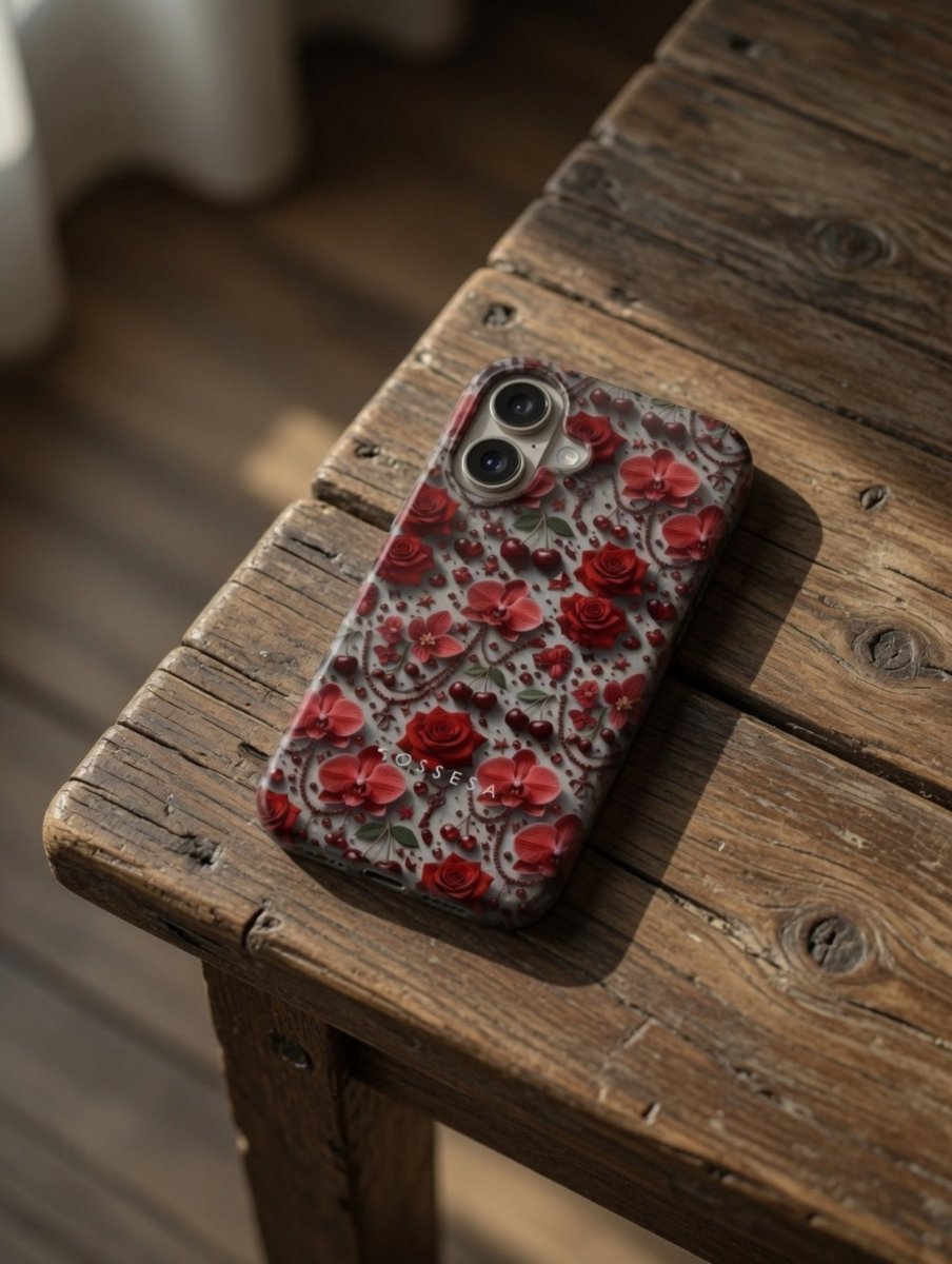 iPhone 17 dėklas „Nakties rožė“