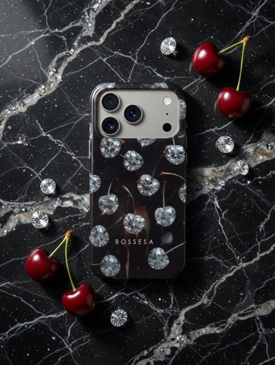 iPhone 17 dėklas „Krištolinė Vyšnia“