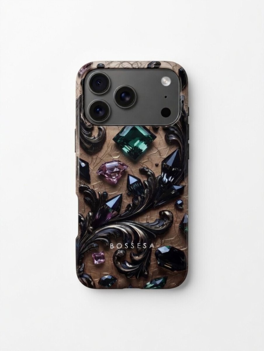iPhone 17 dėklas „Kristalų Tamsa“