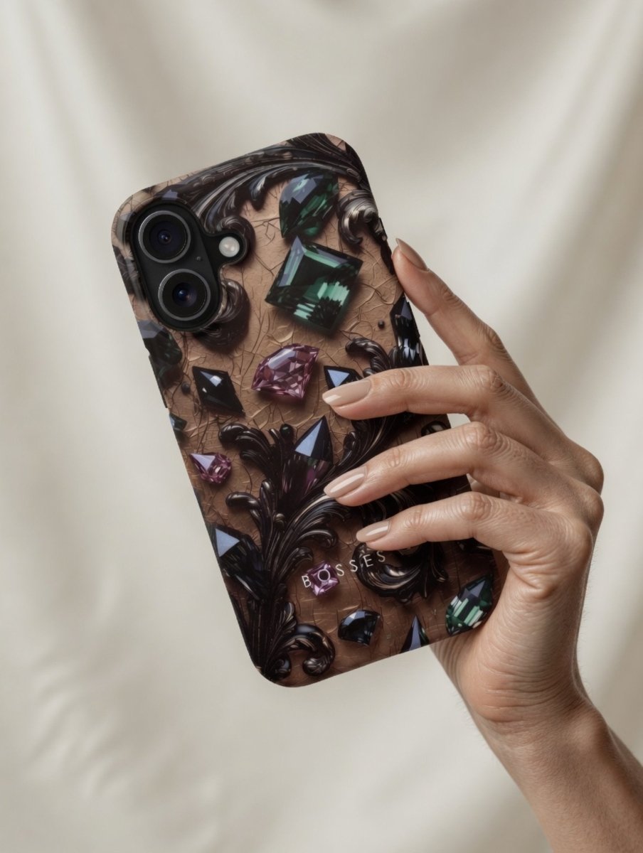 iPhone 17 dėklas „Kristalų Tamsa“