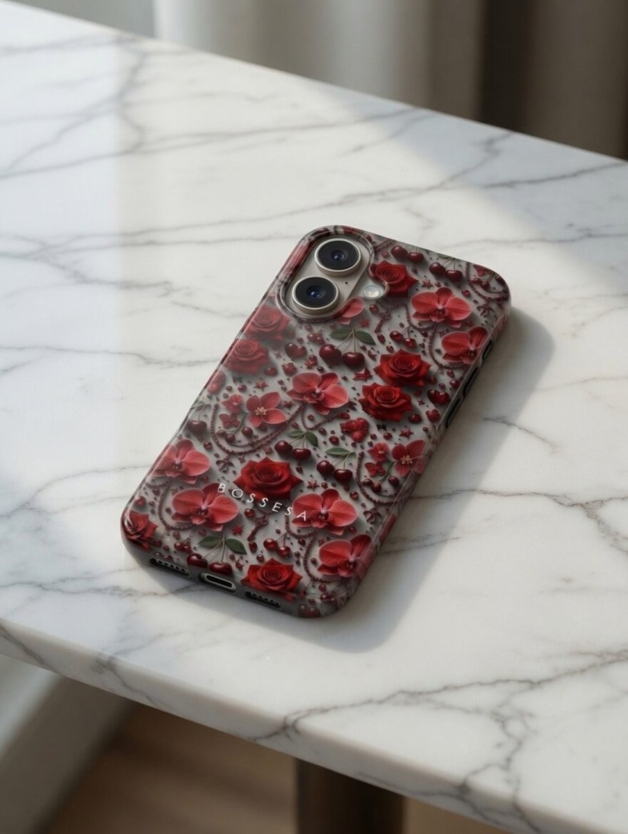iPhone 17 dėklas „Nakties rožė“