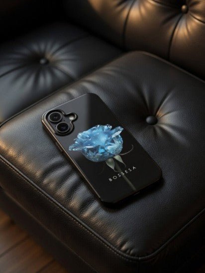 iPhone 16 dėklas „Deimantinė rožė“
