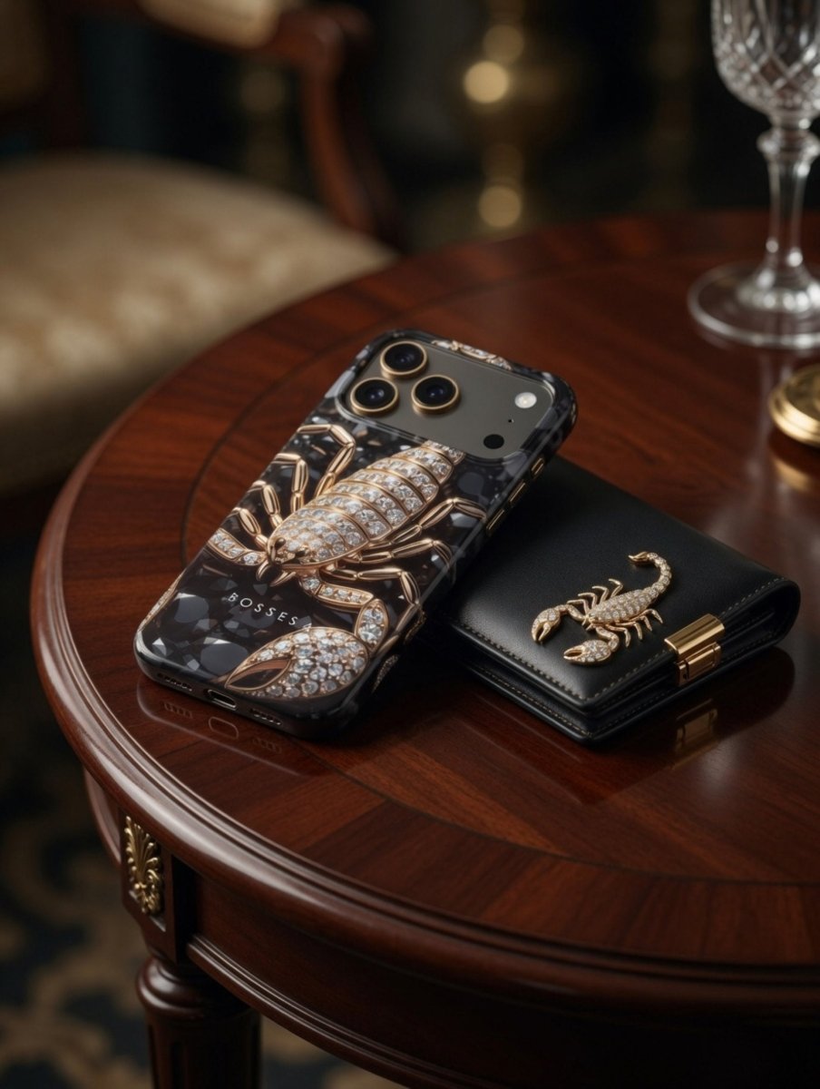 iPhone 17 dėklas „Nakties Skorpionė“