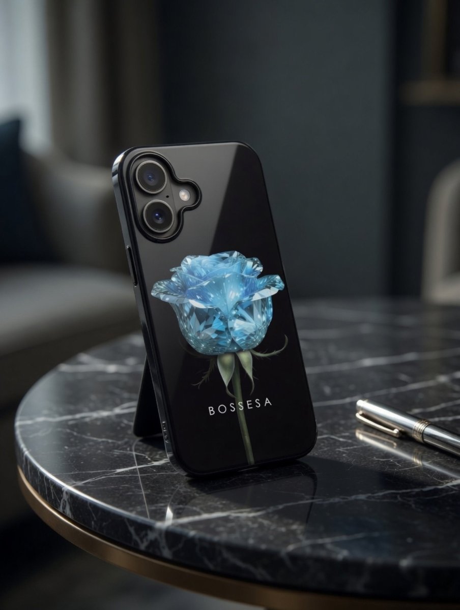 iPhone 17 dėklas „Deimantinė rožė“