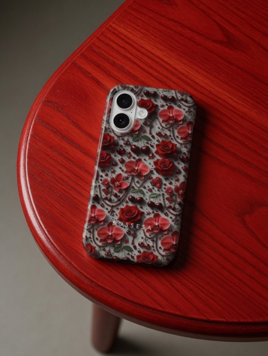 iPhone 16 dėklas „Nakties rožė“