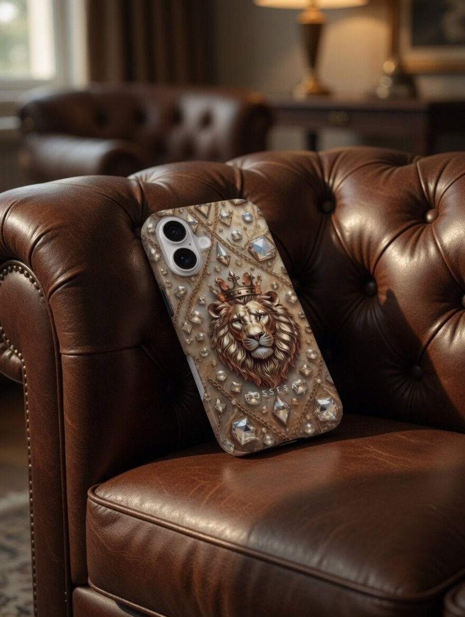 iPhone 17 dėklas „Liūtės Karūna“