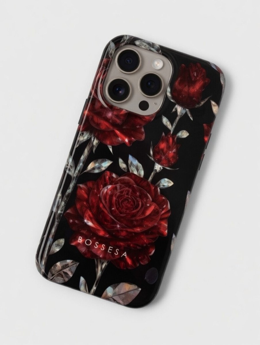 iPhone 16 Pro dėklas „Raudonoji Rožė“