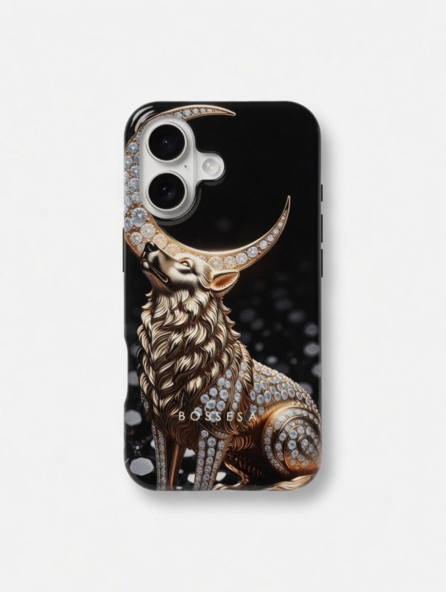 iPhone 16 dėklas „Aukso Vilkė“