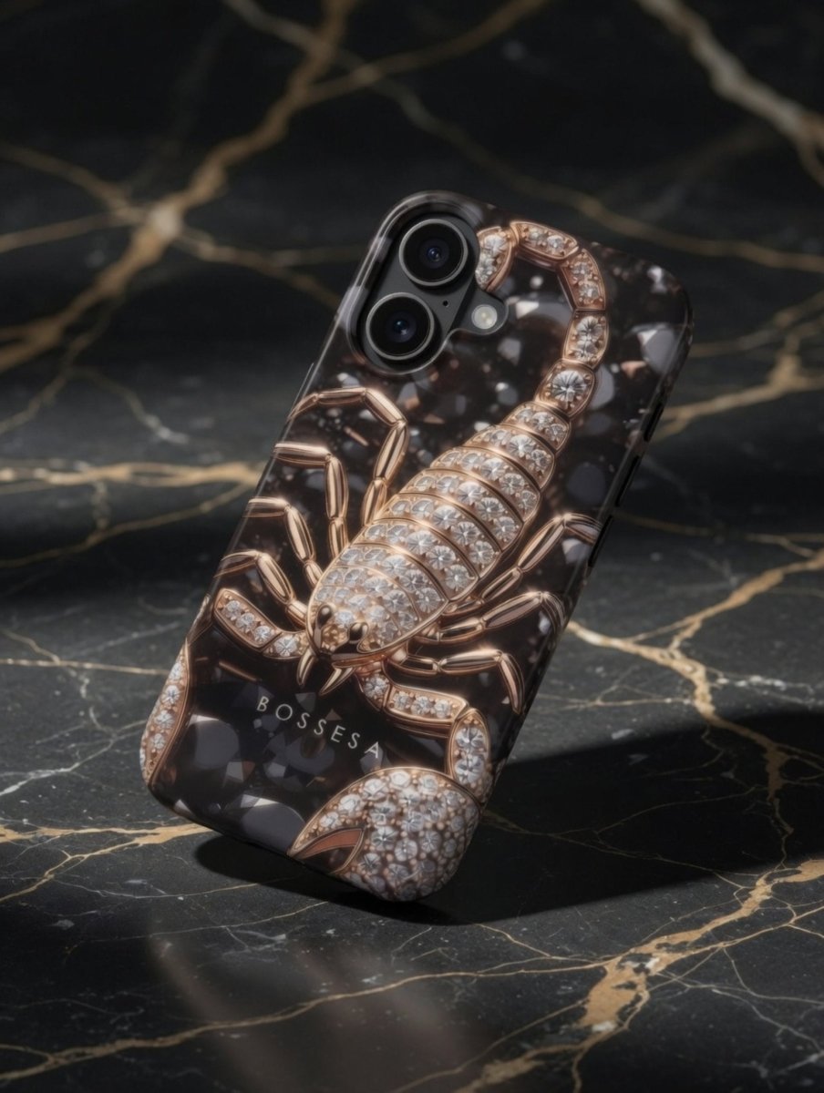iPhone 17 dėklas „Nakties Skorpionė“