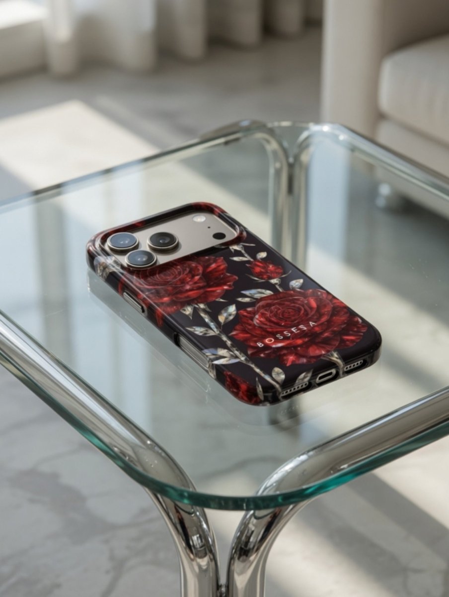 iPhone 17 Pro dėklas „Raudonoji Rožė“