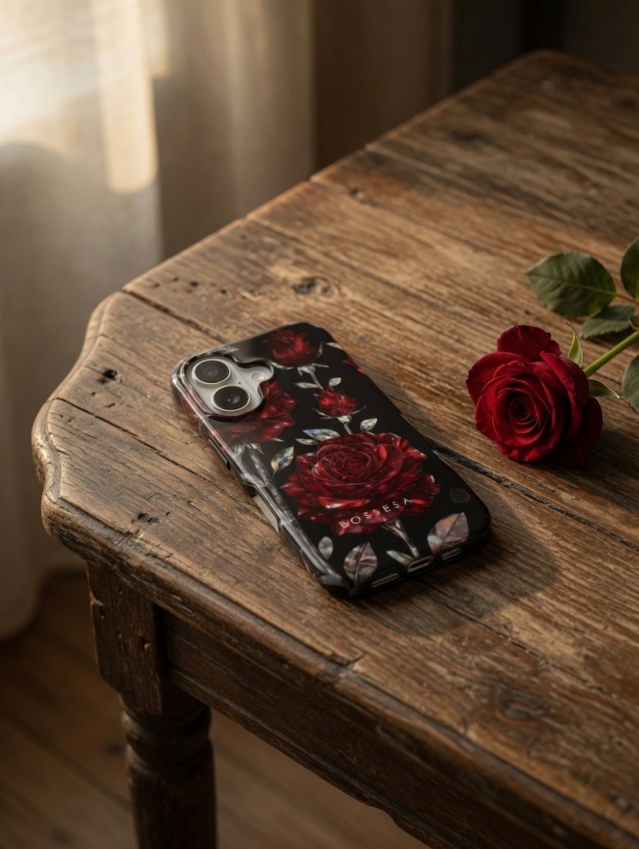 iPhone 17 dėklas „Raudonoji Rožė“