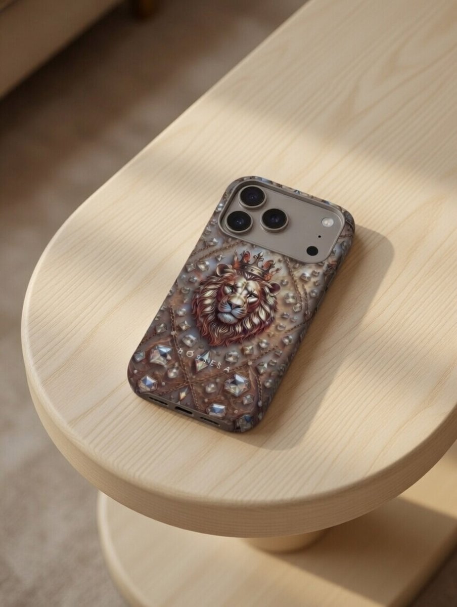 iPhone 17 Pro dėklas „Liūtės Karūna“