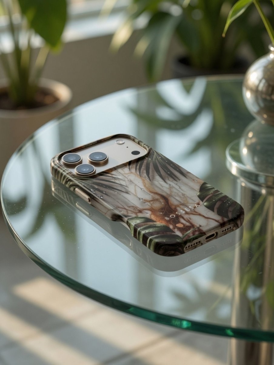iPhone 17 Pro Max dėklas „Tropikų paslaptis“