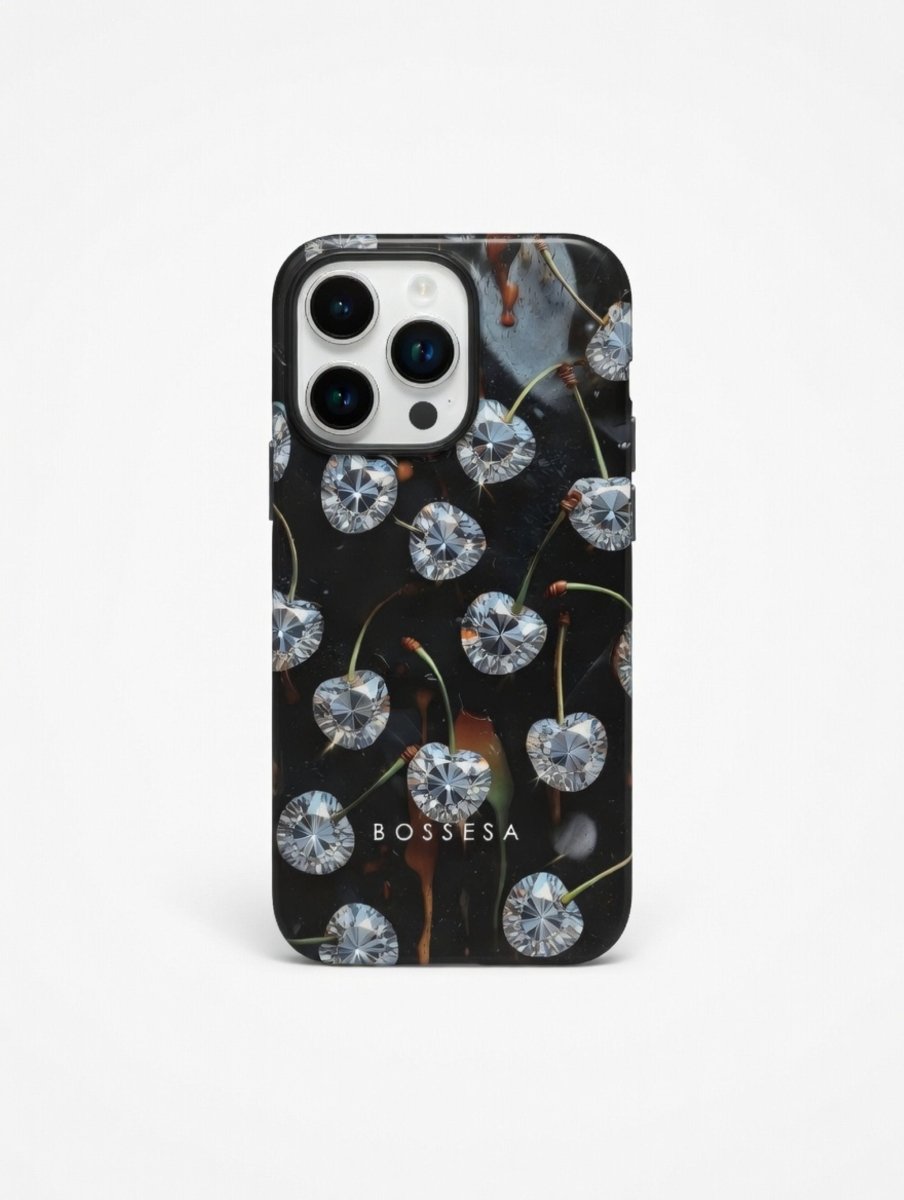 iPhone 16 dėklas „Krištolinė Vyšnia“
