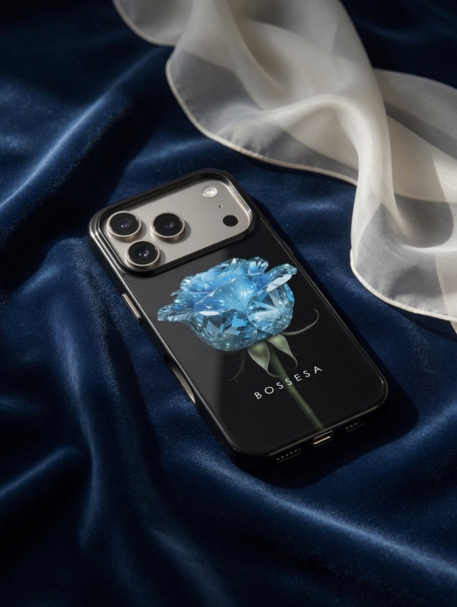 iPhone 17 dėklas „Deimantinė rožė“