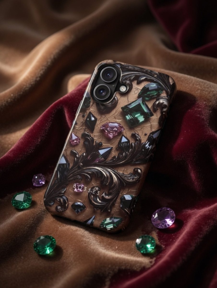 iPhone 17 dėklas „Kristalų Tamsa“