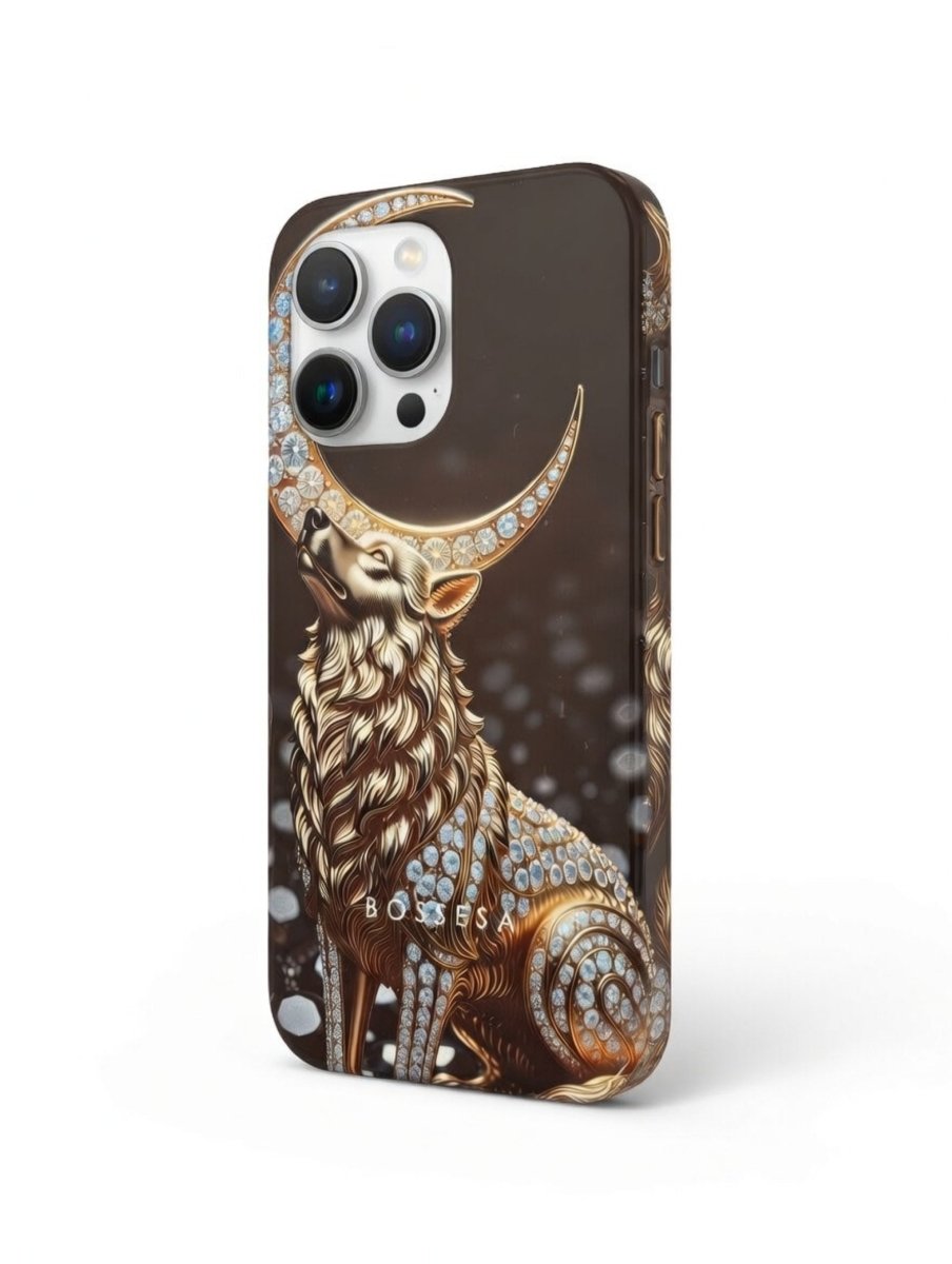 iPhone 16 dėklas „Aukso Vilkė“