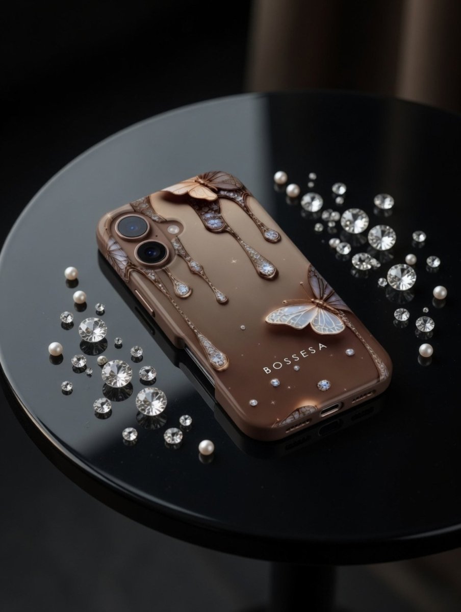 iPhone 16 dėklas „Drugelio Auksas“