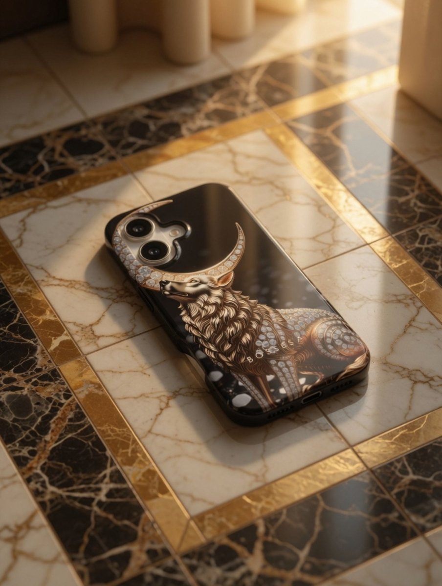 iPhone 17 dėklas „Aukso Vilkė“